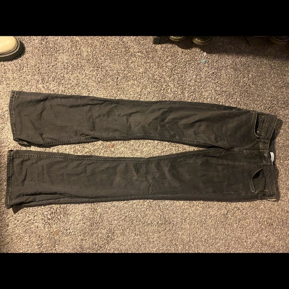 Black Zara flare jeans - Picture 2 of 3